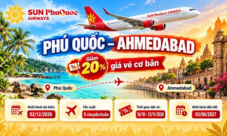 Đường Bay Phú Quốc – Ahmedabad Có Gì Đáng Chú Ý?