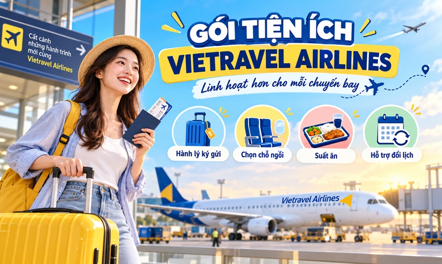 Gói Tiện Ích Vietravel Airlines Là Gì?