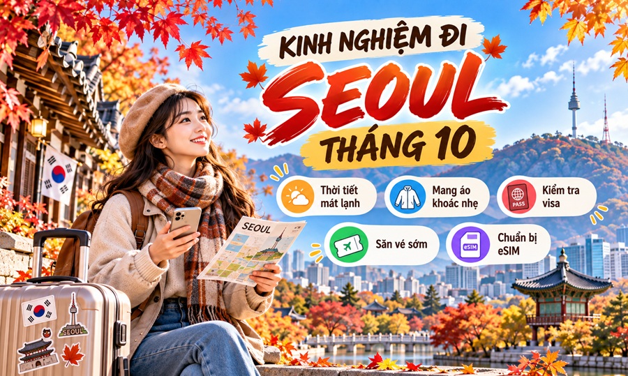 Kinh Nghiệm Săn Vé Máy Bay Đi Seoul