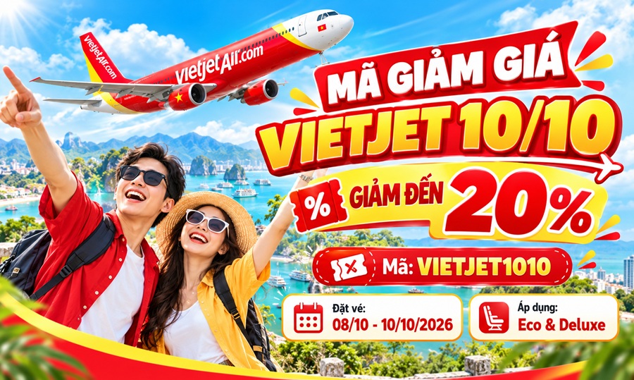 Deal Vietjet 10/10 Có Gì Đáng Chú Ý?