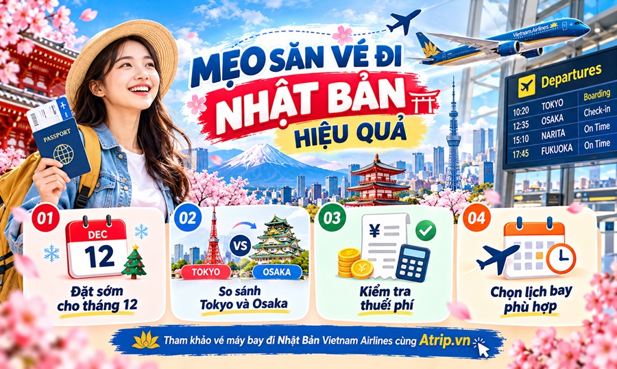 Vietnam Airlines Bay Thẳng Từ Đà Nẵng Đến Nhật Bản