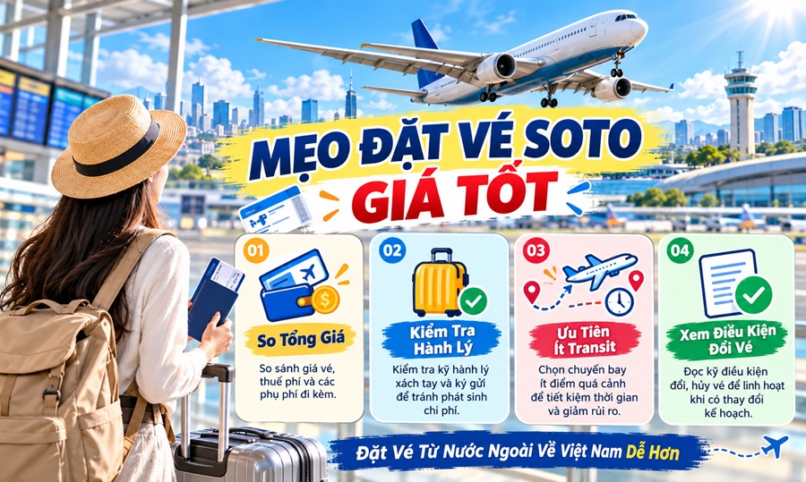 Cách Tìm Vé Máy Bay Quốc Tế Về Việt Nam Giá Tốt
