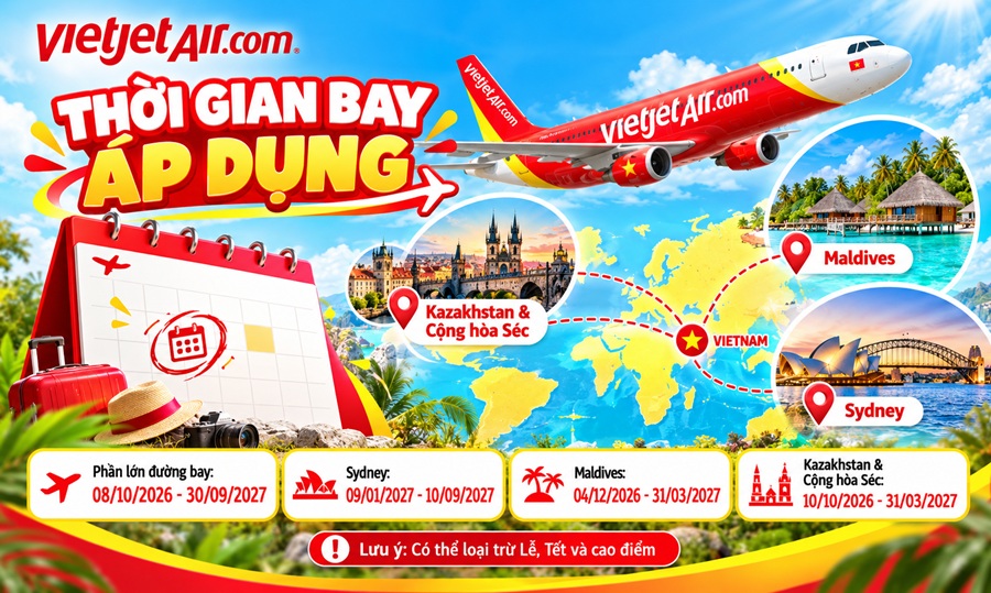 Thời Gian Săn Deal Vietjet 10/10