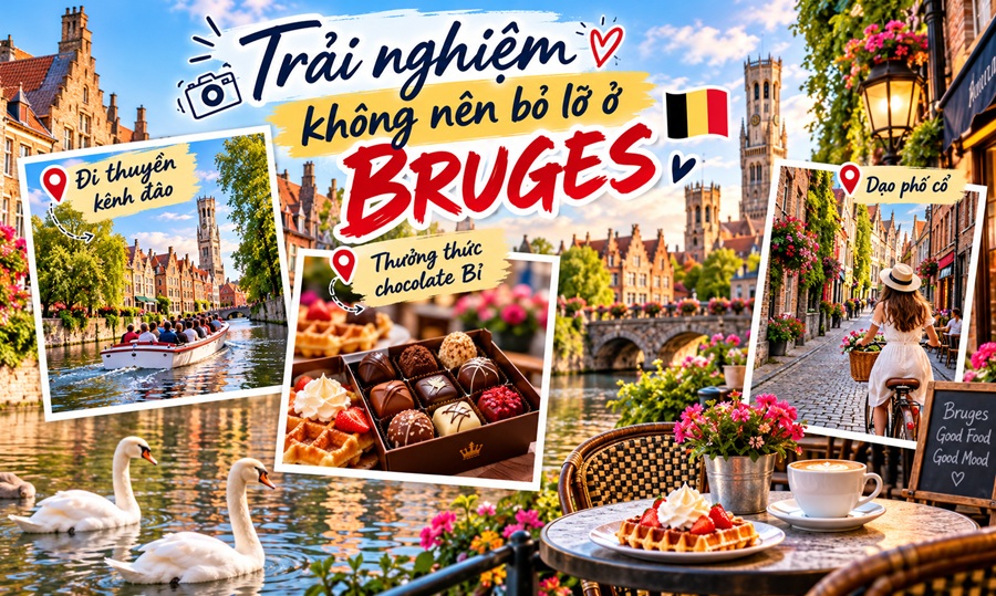 Lịch Trình Bruges 2 Ngày
