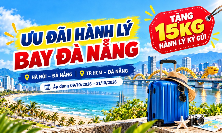 Ưu Đãi 15kg Hành Lý Vietravel Airlines Áp Dụng Thế Nào?