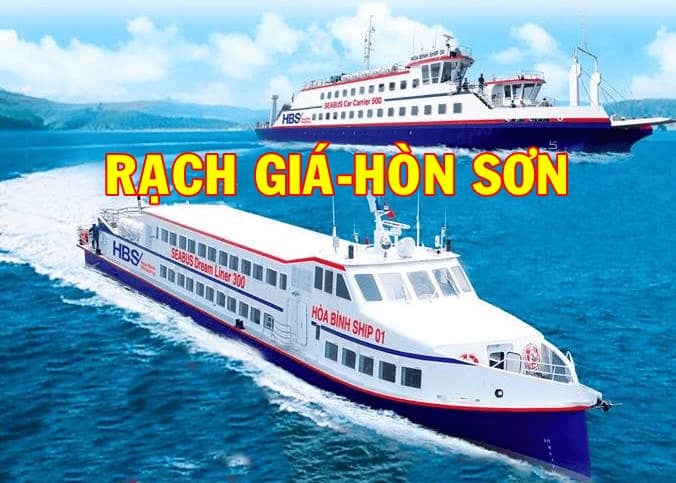 Vé tàu cao tốc Rạch Giá đi Hòn Sơn