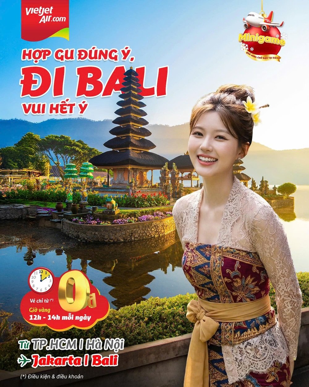 Giá vé máy bay đi Jakarta tháng 12