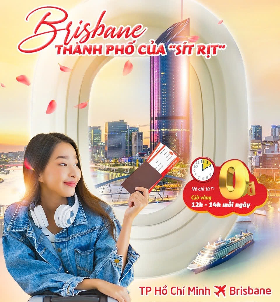 Vé máy bay đi Brisbane – Cách đặt vé giá tốt cùng Atrip.vn